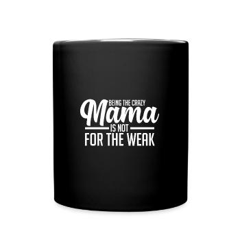 Mama Oma Oma Geschenk - Tasse einfarbig - Schwarz - Vorne