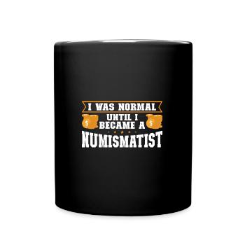 Münzen Münzen Sammler Numismatiker Geschenk - Tasse einfarbig - Schwarz - Vorne