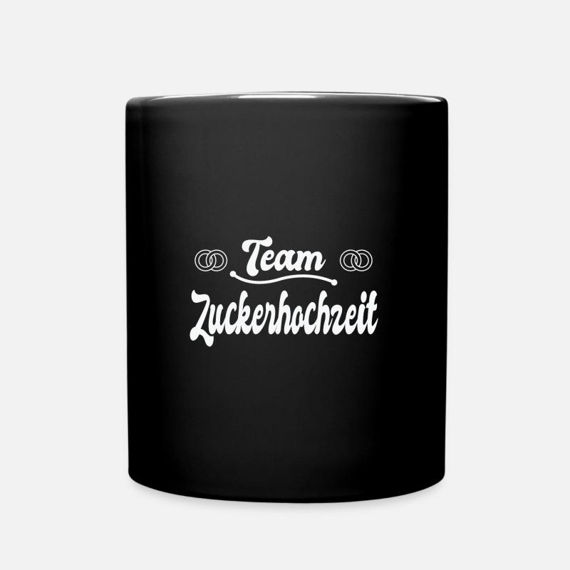 6. Hochzeitstag Ehe 6 Jahre Ehe Geschenk - Tasse einfarbig - Schwarz