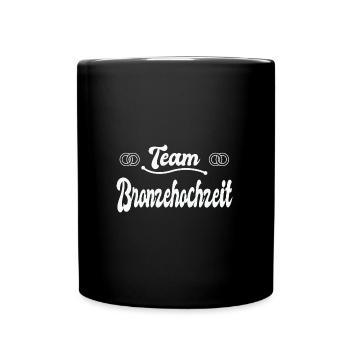 22. Hochzeitstag Ehe 22 Jahre Ehe Geschenk - Tasse einfarbig - Schwarz - Vorne