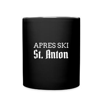 Apres Ski: St.Anton: Ski / skateboard - Full Colour Mug - black - Front