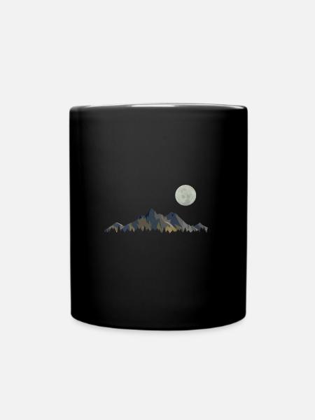 ASTRONOMY: Moon - Tasse einfarbig - Schwarz