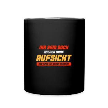 Schichtarbeit Arbeitskollegen Beruf Arbeit Kollege - Tasse einfarbig - Schwarz - Vorne