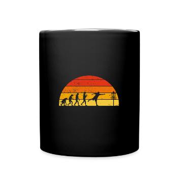 Disc Golf - Disc Golfing Spieler Ultimate Frisbee - Tasse einfarbig - Schwarz - Vorne
