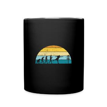 Disc Golf - Disc Golfing Spieler Ultimate Frisbee - Tasse einfarbig - Schwarz - Vorne