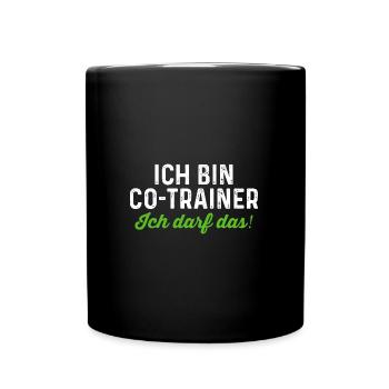 Co-Trainer Sport Coach Geschenk - Tasse einfarbig - Schwarz - Vorne
