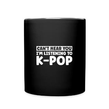 Südkorea k-pop Südkorea Geschenk - Tasse einfarbig - Schwarz - Vorne