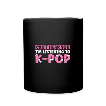 Südkorea k-pop Südkorea Geschenk - Tasse einfarbig - Schwarz - Vorne
