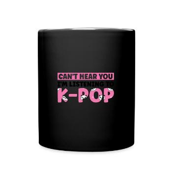 Südkorea k-pop Südkorea Geschenk - Tasse einfarbig - Schwarz - Vorne