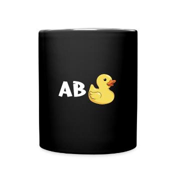 Lustig Ironie Ente Ente Sarkasmus Geschenk - Tasse einfarbig - Schwarz - Vorne