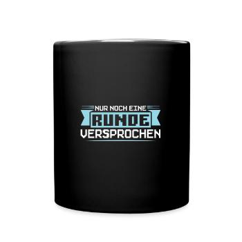Gaming Zocken Gamer Geschenk - Tasse einfarbig - Schwarz - Vorne