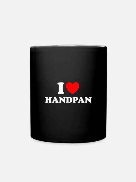 Ich Liebe Handpans I love Handpan - Full Colour Mug - black