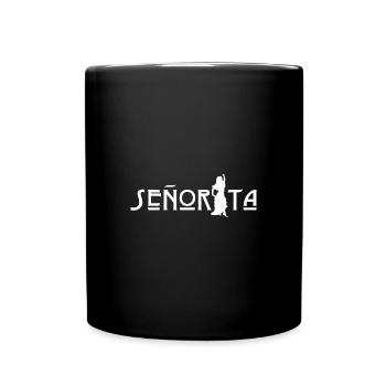 Señorita Spanish Flamenco Danseuse Sexy - Mug uni - noir - Devant