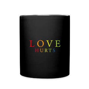 Love hurts - Mug uni - noir - Devant