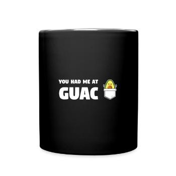 Avocados Avocado Avocado-Liebhaber Geschenk - Tasse einfarbig - Schwarz - Vorne
