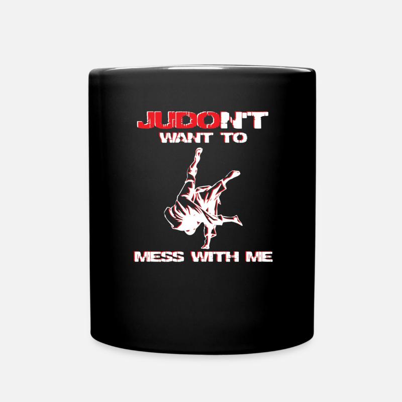 Judo - Tasse einfarbig - Schwarz
