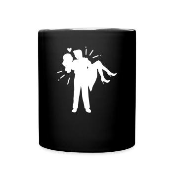 Couples mariés amour couple mariage couples - Mug uni - noir - Devant