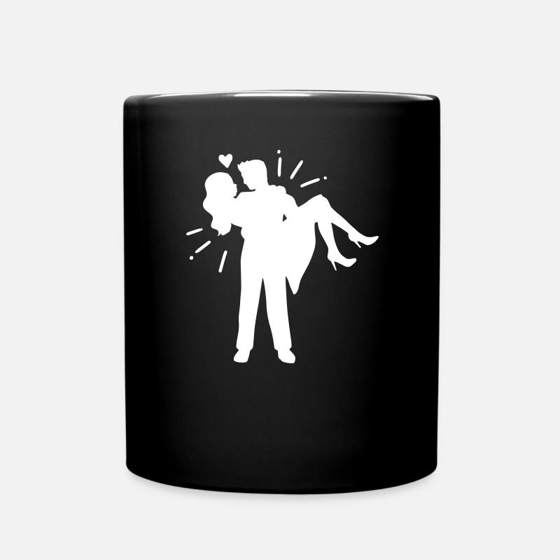 Couples mariés amour couple mariage couples - Mug uni - noir