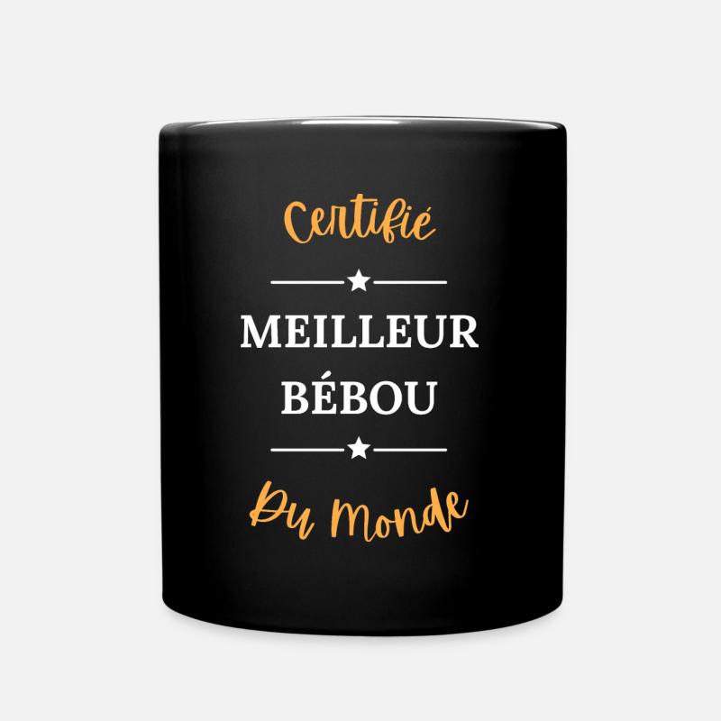 Certifié meilleur bébou du monde - Mug uni - noir