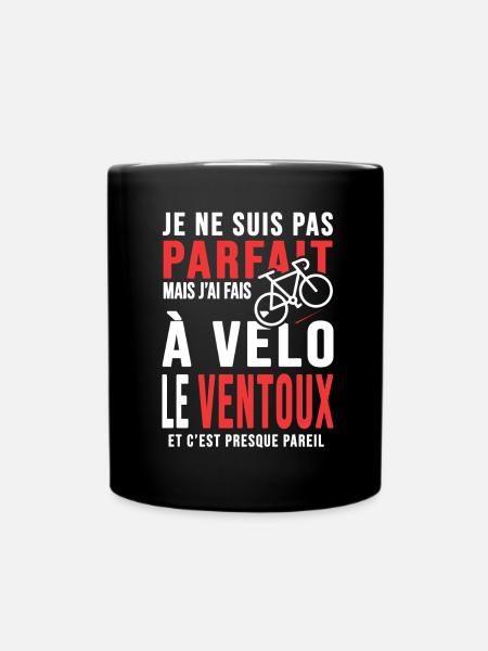 j ai fais le ventoux à vélo cadeau velo cycliste - Mug uni - noir