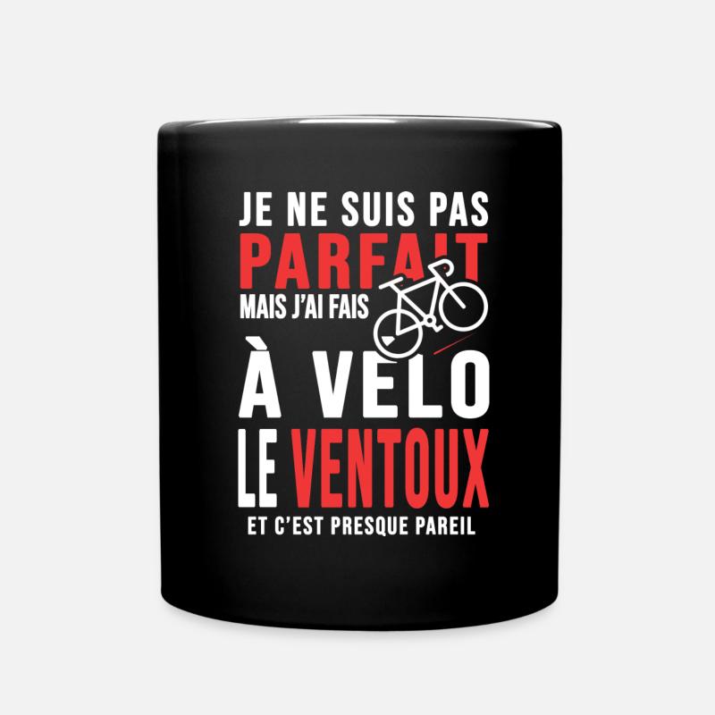 j ai fais le ventoux à vélo cadeau velo cycliste - Mug uni - noir