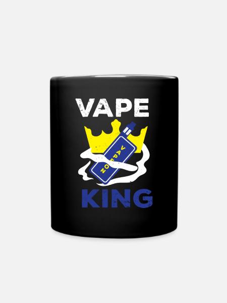 e-zigaretten e-shisha rauchen dampfen - Tasse einfarbig - Schwarz