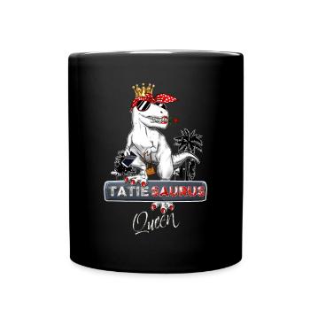 Tatiesaurus New Queen Tatie Dinosaure - Mug uni - noir - Devant