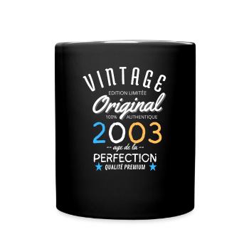 Vintage Original 2003 - Mug uni - noir - Devant
