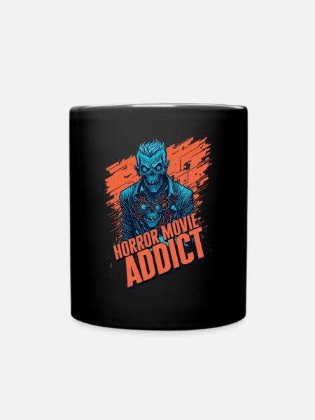 Zombie Illustration Horrorfilm Fan Design - Tasse einfarbig - Schwarz