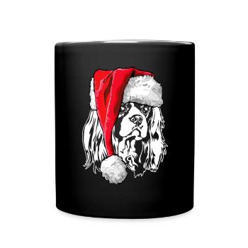 Cavalier King Charles Spaniel Christmas Wilsigns - Mug uni - noir - Devant