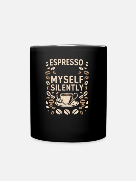 Espresso - Tasse einfarbig - Schwarz