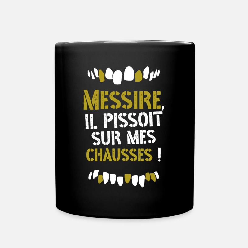 Messire citation film culte les visiteurs - Mug uni - noir