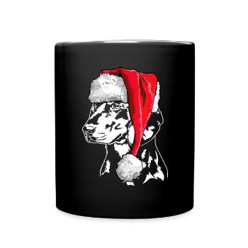 Père Noël Slovensky Kopov chiens Wilsigns - Mug uni - noir - Devant