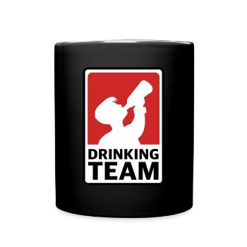 Drinking Team | Beer, BBQ, Party, Summer, Sun - Full Colour Mug - black - Front