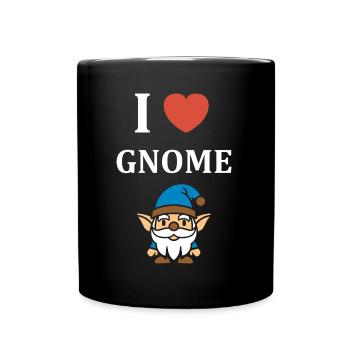 I love gnome - Full Colour Mug - black - Front