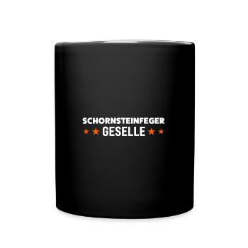 Schornsteinfeger Geselle Schornsteinfeger Geselle - Tasse einfarbig - Schwarz - Vorne