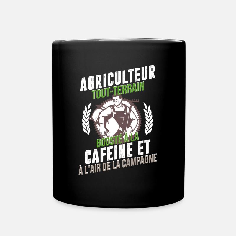 Agriculteur tout-terrain - Mug uni - noir