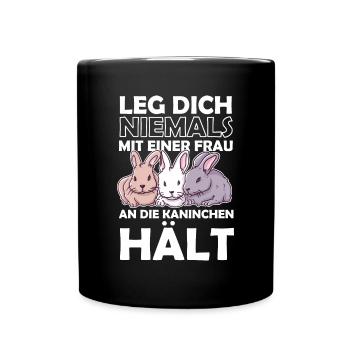 Drôle lapin sort cadeau pour les lièvres - Mug uni - noir - Devant