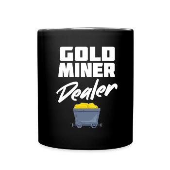 Gold Mining Gold Mine - Full Colour Mug - black - Front