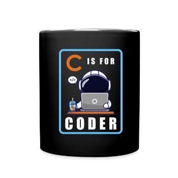 Programmierer Coder Software Entwickler - Tasse einfarbig - Schwarz - Vorne