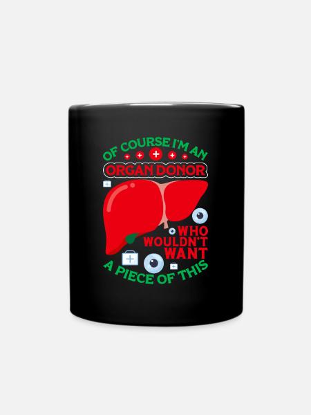 Dons d’organes Don d’organes Transplantation d’organes - Mug uni - noir