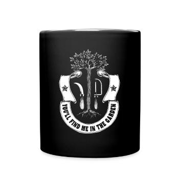 Gärtner - Tasse einfarbig - Schwarz - Vorne