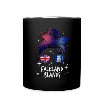 Falkland Islands - Full Colour Mug - black - Front