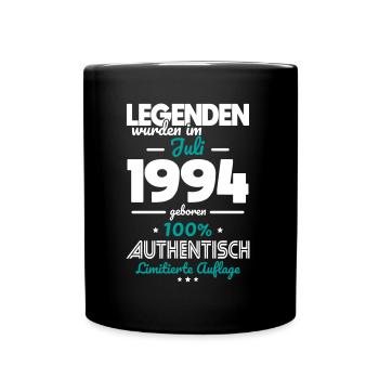 30th Birthday - Legends were published in July 1994 - Full Colour Mug - black - Front