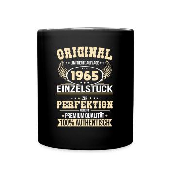 60th Birthday - Original 1965 Unique Piece - Full Colour Mug - black - Front