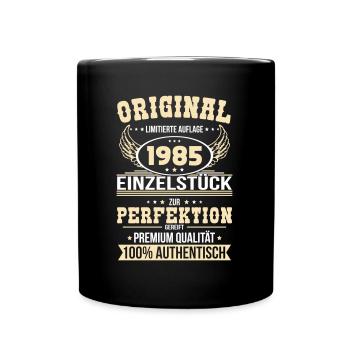 40th Birthday - Original 1985 Unique Piece - Full Colour Mug - black - Front