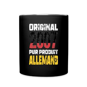 18th Birthday - Original - 2007 - German - Full Colour Mug - black - Front