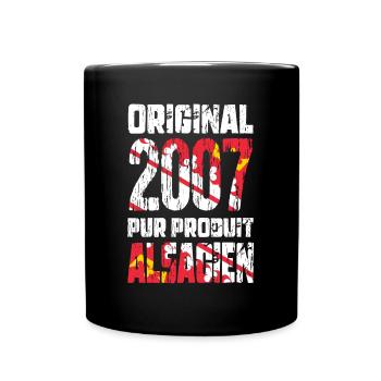 18th birthday - Original - 2007 - Alsatian - Full Colour Mug - black - Front