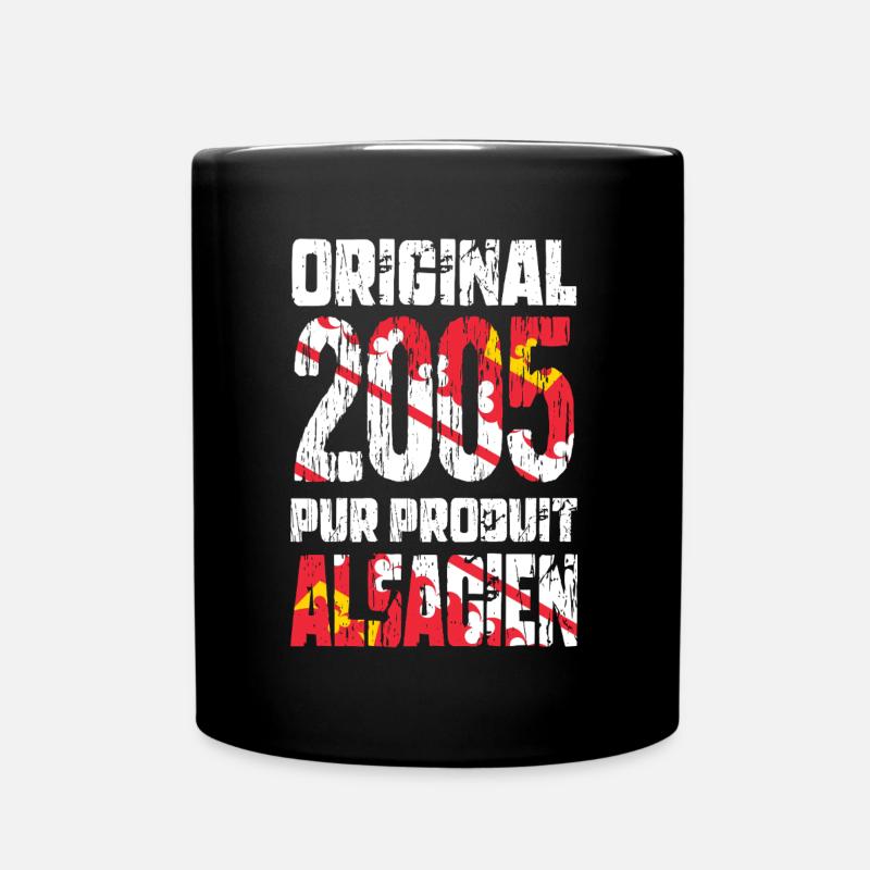 Anniversaire 20 ans - Original - 2005 - Alsacien - Mug uni - noir