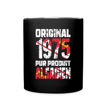 50th Anniversary - Original - 1975 - Alsatian - Full Colour Mug - black - Front